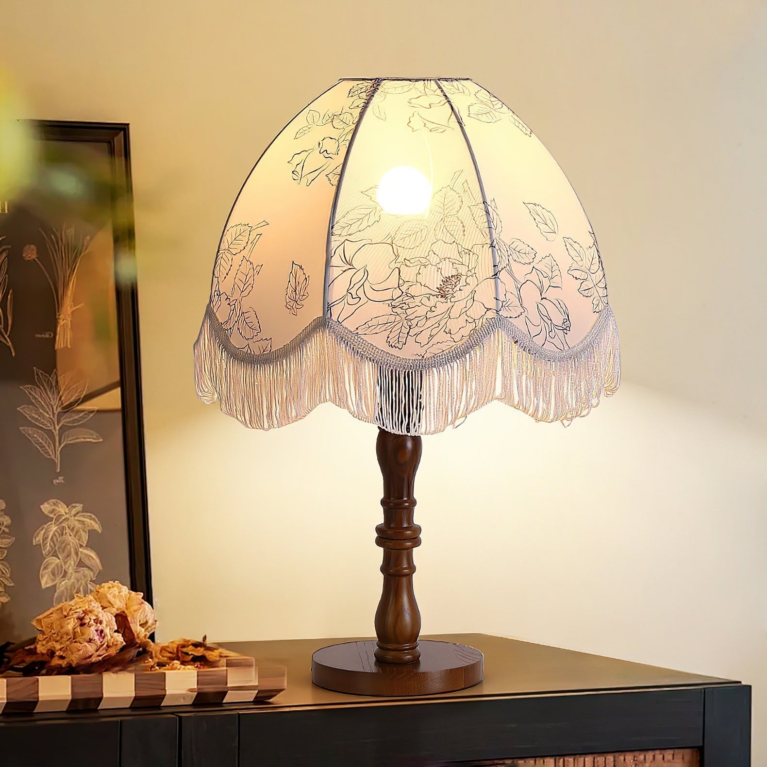 Printed Tassel Table Lamp Table lamp