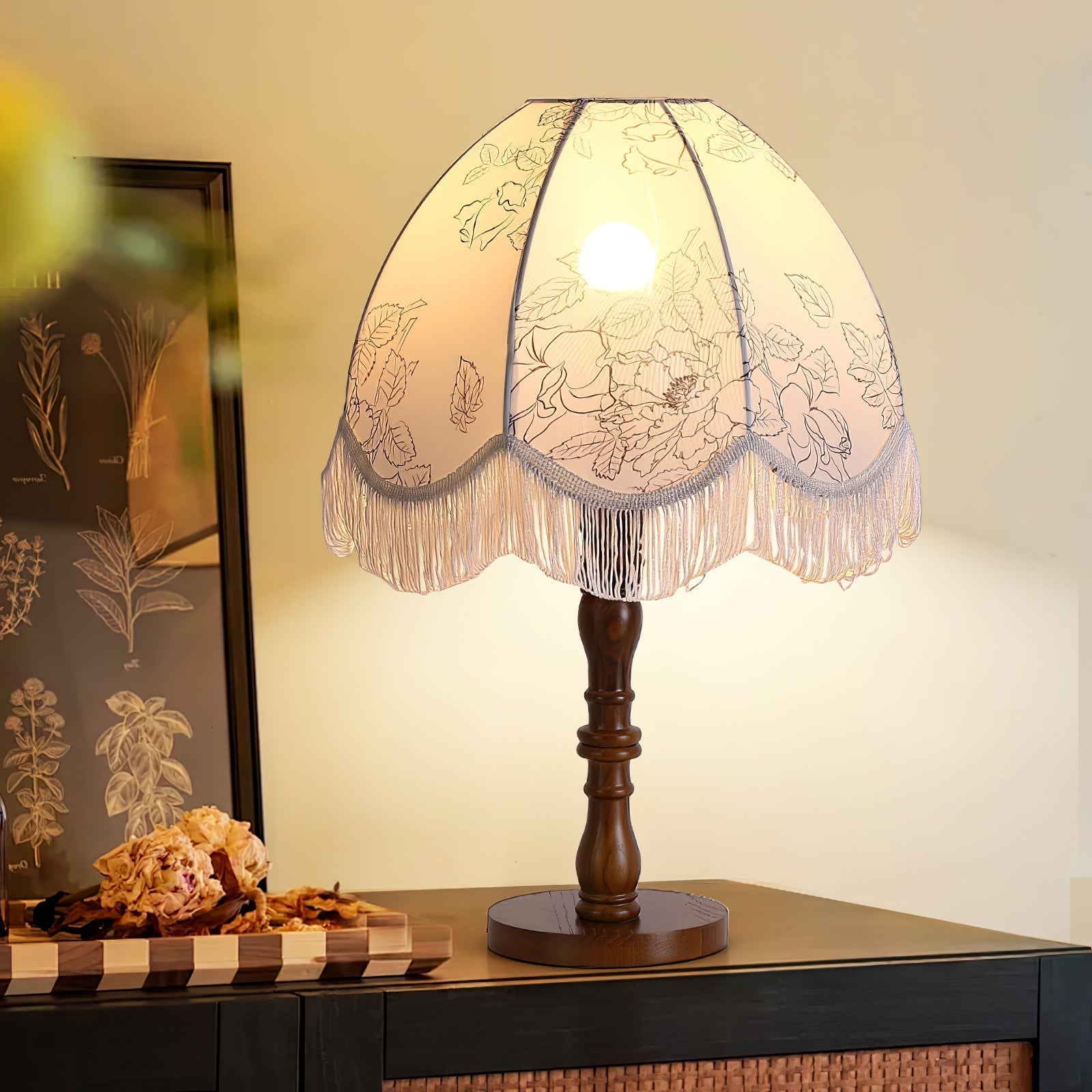 Printed Tassel Table Lamp Table lamp