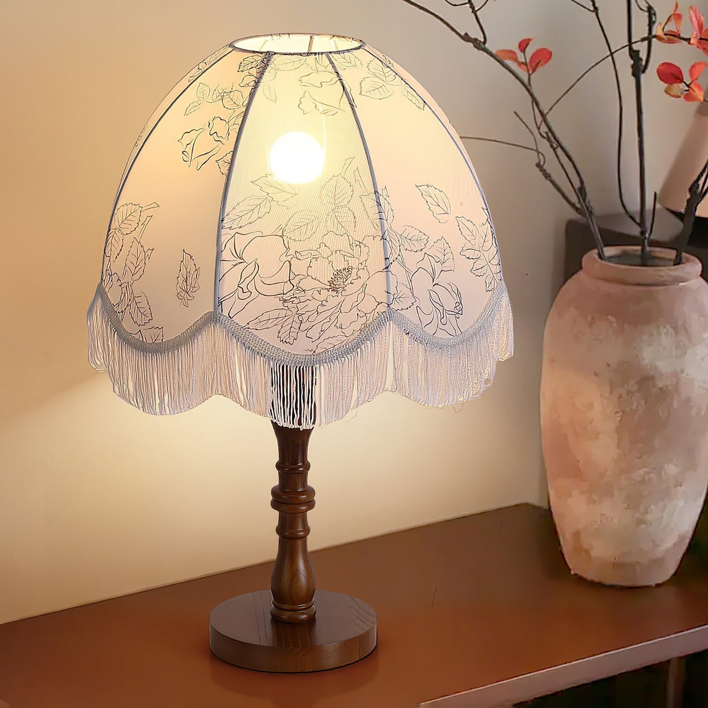 Printed Tassel Table Lamp Table lamp