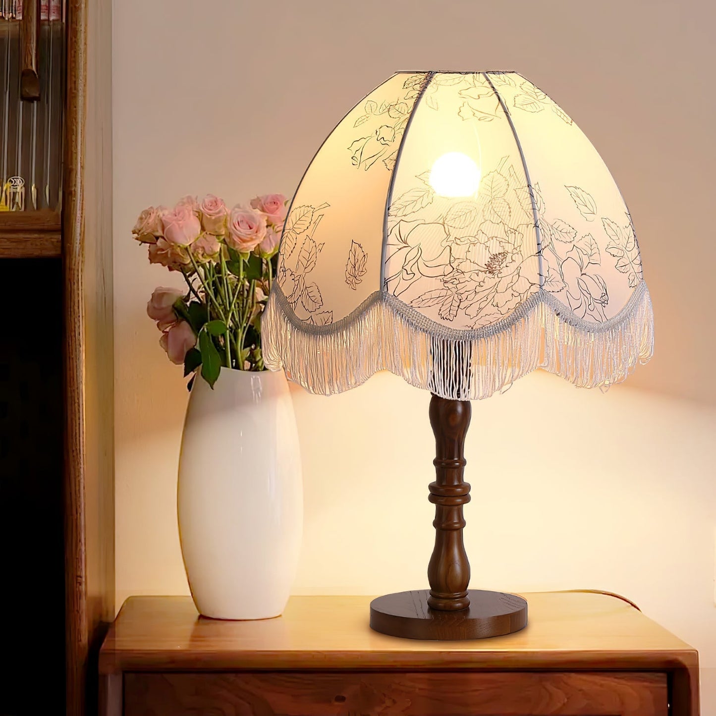 Printed Tassel Table Lamp Table lamp