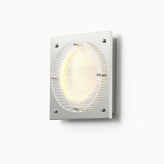 Prism Shield Wall Sconce ? 9.4″ x H 9.4″ / Chrome / Warm Light Wall lamp