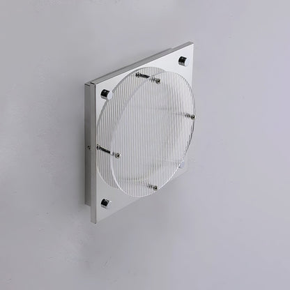 Prism Shield Wall Sconce ? 9.4″ x H 9.4″ / Chrome / Warm Light Wall lamp