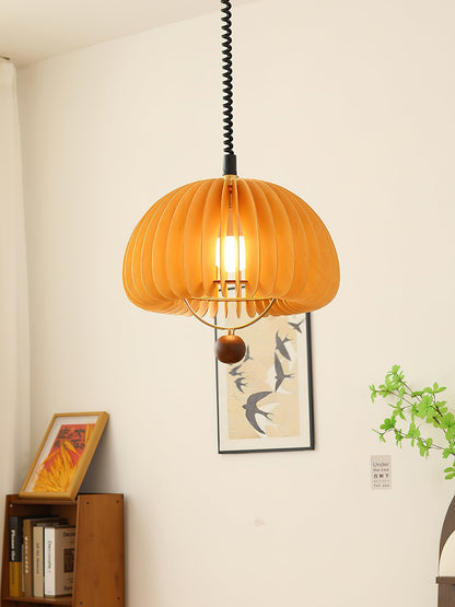 Pumpkin Adjustable Pendant Light Dia 17.7″ x H 17.7″ / Orange Pendant light