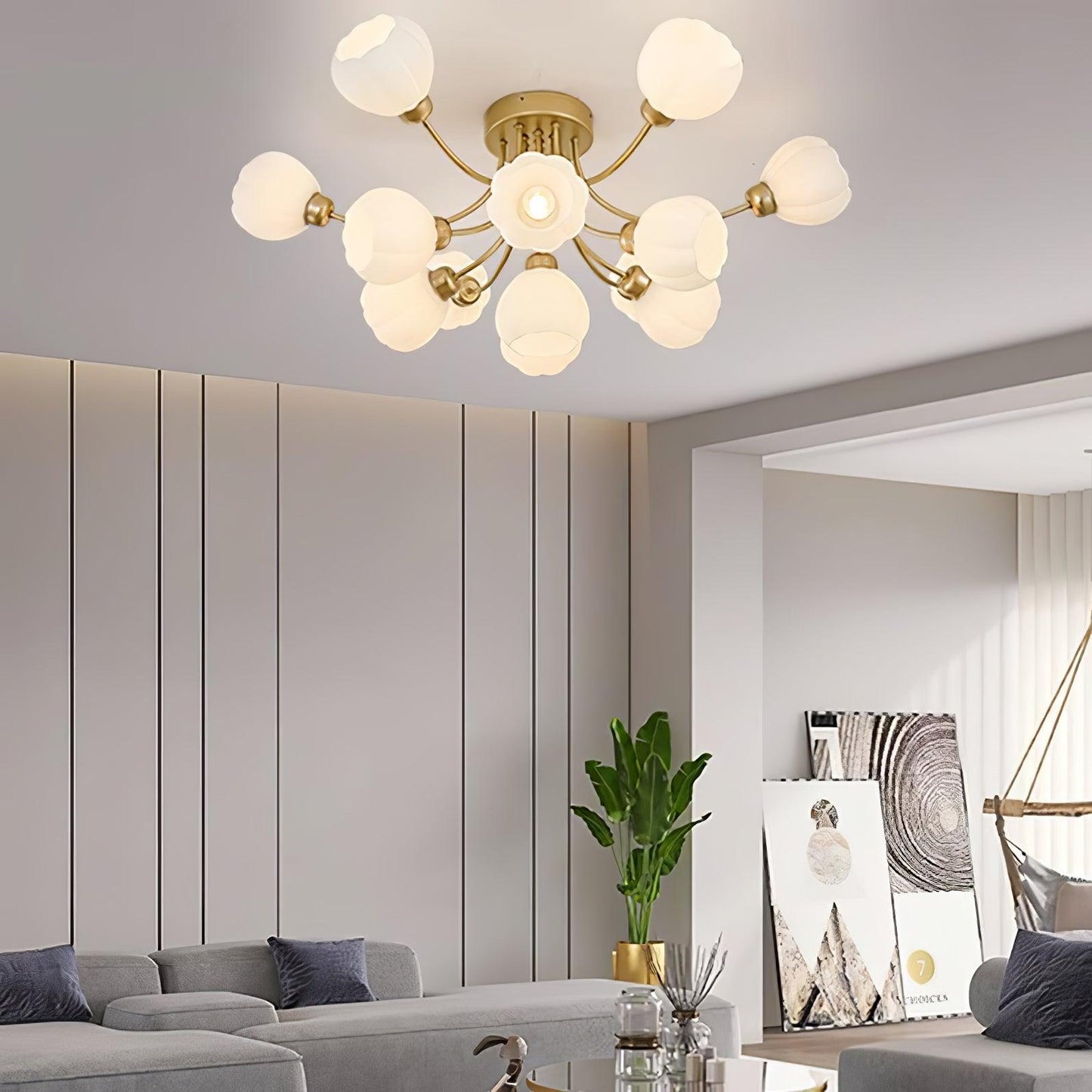 Pumpkin Brass Ceiling Lamp Ceiling lamp