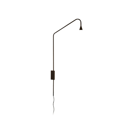 Pureform Wall Lamp Dia 17.7″ x H 45.3″ / Dia 45cm x H 115cm / Black / US plug Wall lamp