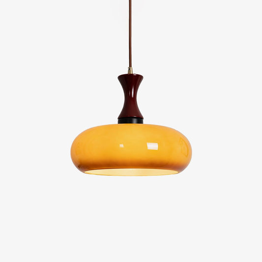 Quadri Foglio Pendant Lamp Dia 11″ x H 10.2″ / Dia 28cm x H 26cm / Yellow Pendant light
