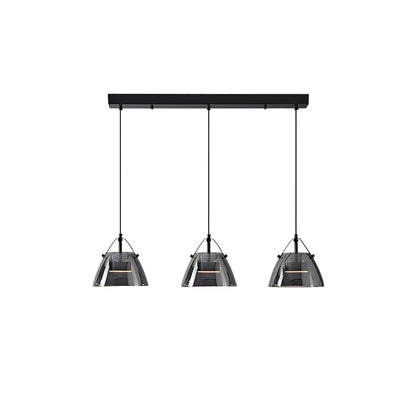 Quartet of Light Glass Pendant Series Model B Dia 27.6″ x H 59.1″ / Dia 70cm x H 150cm / Three-Color Changing Light