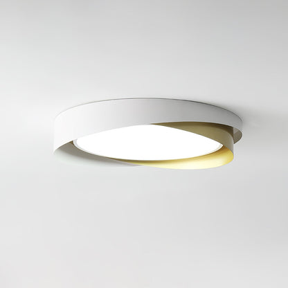 Quinn Ceiling Light Dia 15.7″ x H 3.5″ / Dia 40cm x H 9cm (Power: ~24W) / Black & Gold / Warm Light Ceiling lamp
