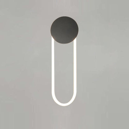RA Wall Lamp ? 9.8″ x H 22″ / Dia 25cm x H 56cm / Matte Black & White / Warm Light Wall lamp
