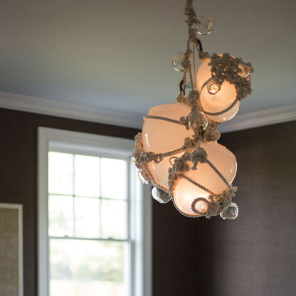 Knotty Bubbles Chain Chandelier