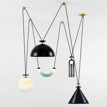 Shape Up 5-Piece Chandelier