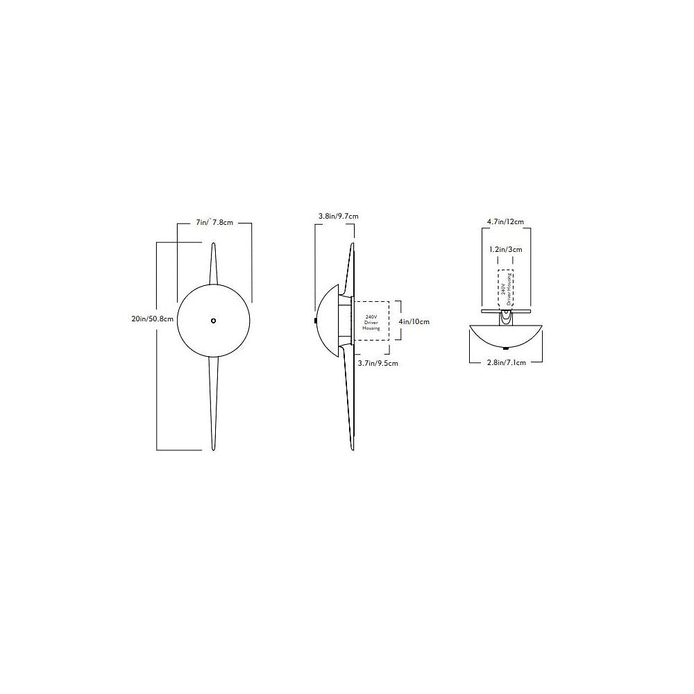 The Laddi Round LED Wall Sconce