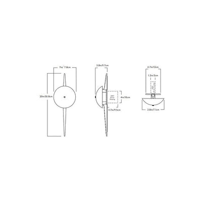 The Laddi Round LED Wall Sconce