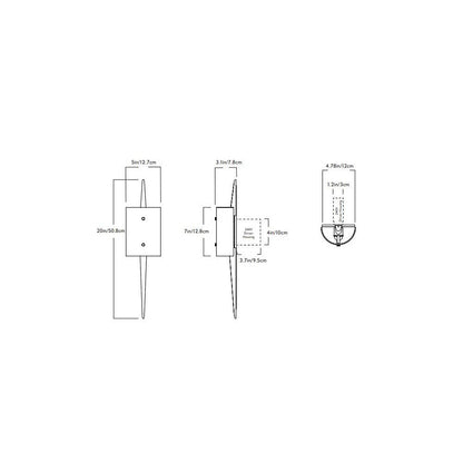 The Laddi Cylinder LED Wall Sconce