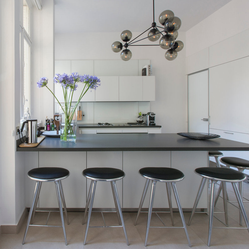 Modo 3 Sided Chandelier - 10 Globes