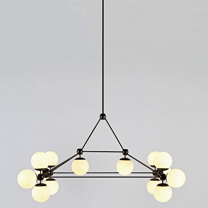 Modo Rectangle Chandelier - 14 Globes