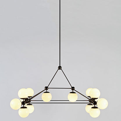 Modo Rectangle Chandelier - 14 Globes