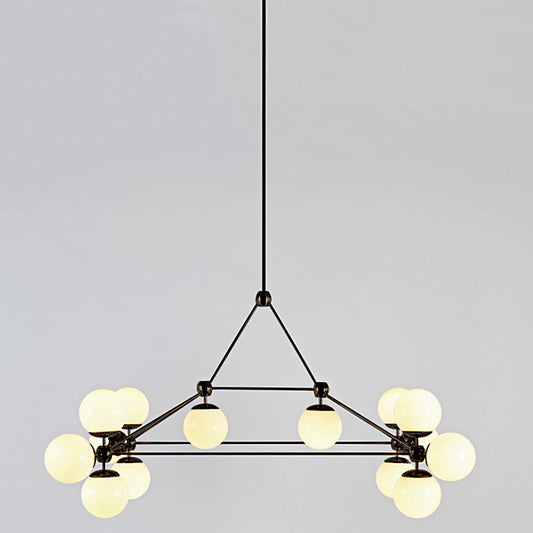 Modo Rectangle Chandelier - 14 Globes