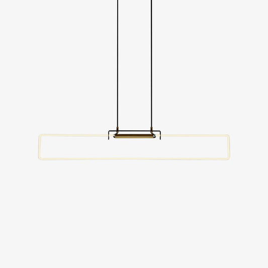 RA Pendant Lamp L 39.4″ x H 7.9″ / L 100cm x H 20cm / White & Gold / Warm Light Pendant light