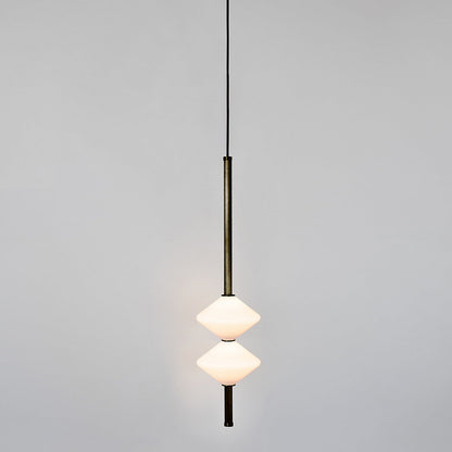 Gem 2 LED Vertical Mini Pendant