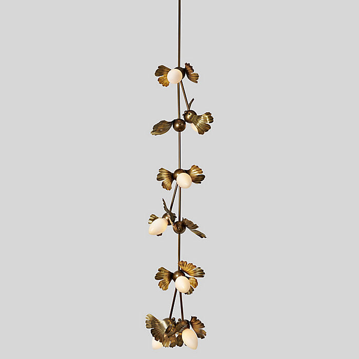 Fluted Ginkgo 07 Totem Pendant
