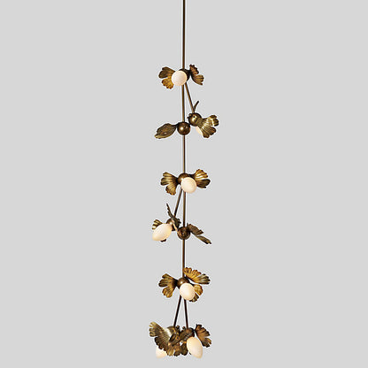 Fluted Ginkgo 07 Totem Pendant