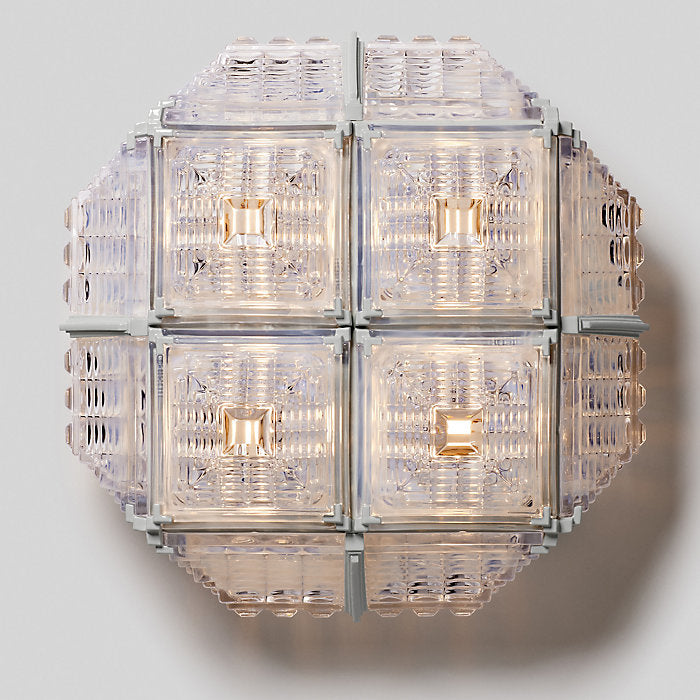 Jewel Block Flushmount 2