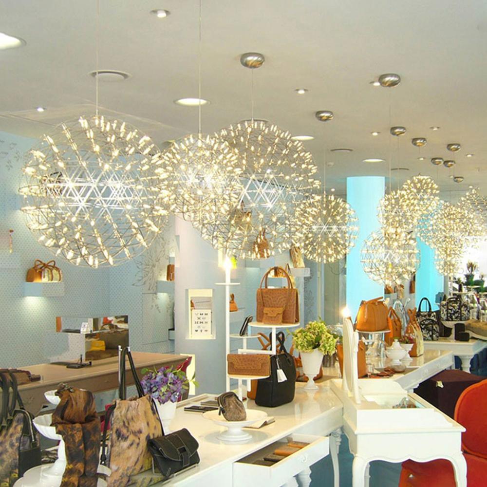 Silver Spark Ball Pendant Light Pendant light