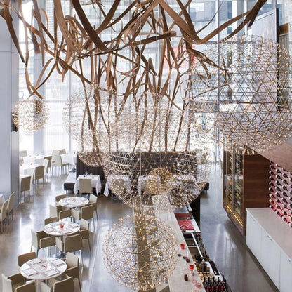 Silver Spark Ball Pendant Light Pendant light
