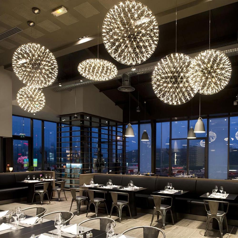 Silver Spark Ball Pendant Light Pendant light