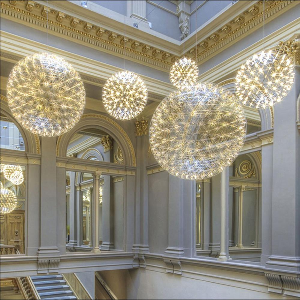 Silver Spark Ball Pendant Light Pendant light