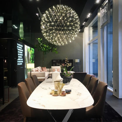Silver Spark Ball Pendant Light Pendant light