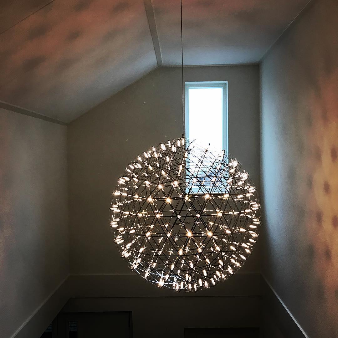 Silver Spark Ball Pendant Light Pendant light