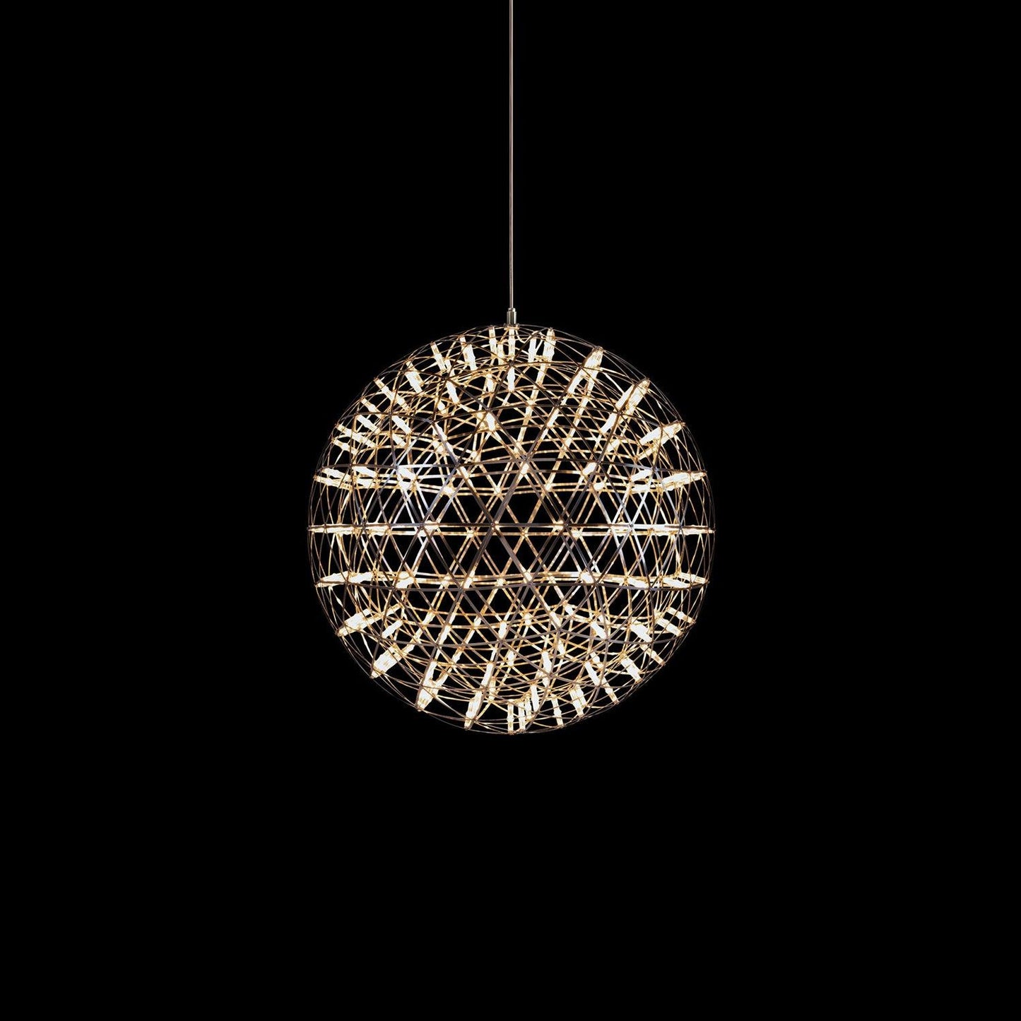 Silver Spark Ball Pendant Light 42heads Dia 15.7″ x H 15.7″ / Dia 40cm x H 40cm / Warm Light Pendant light