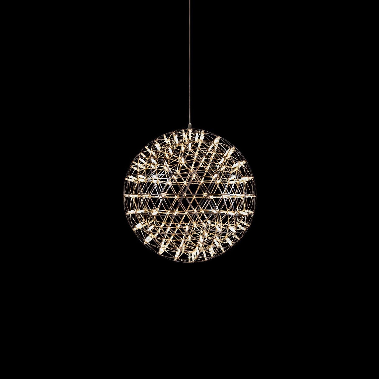 Silver Spark Ball Pendant Light 12 heads Dia 7.9″ x H 7.9″ / Dia 20cm x H 20cm / Warm Light Pendant light