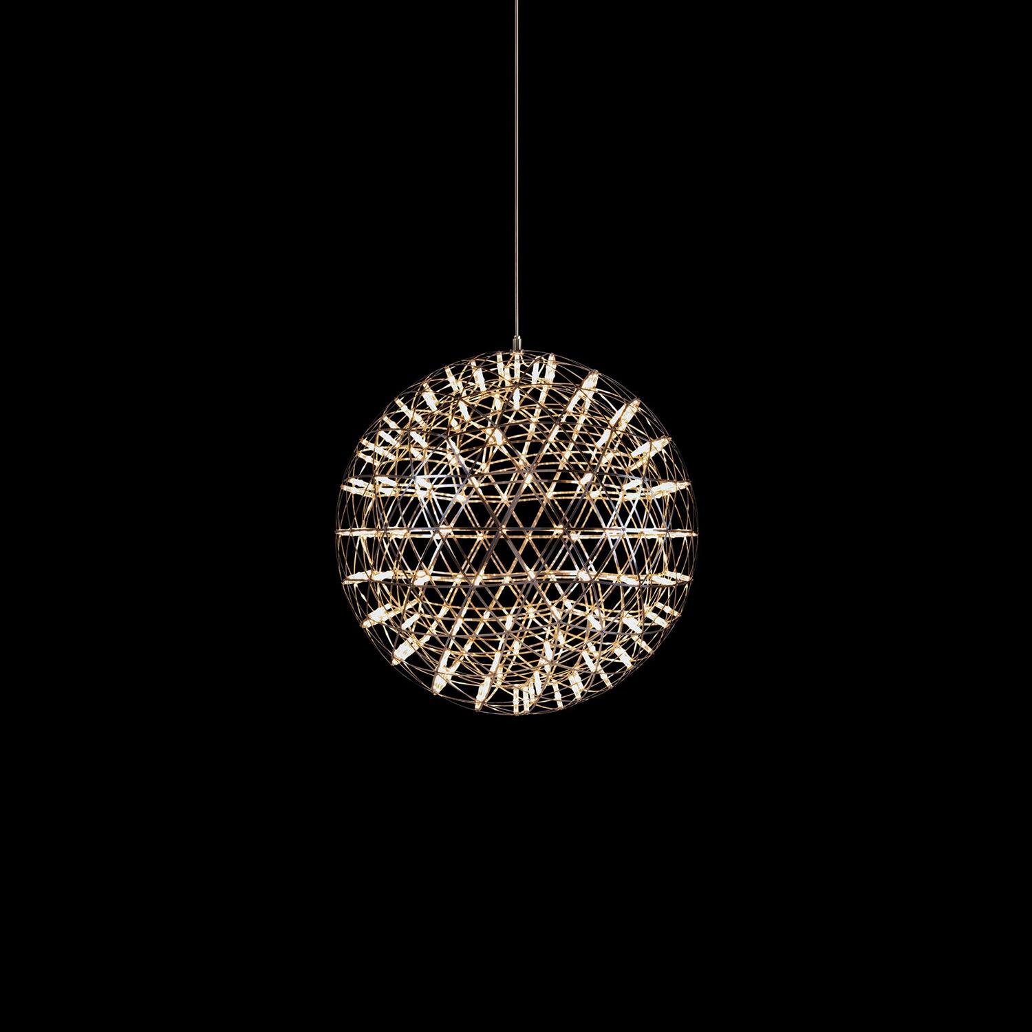 Silver Spark Ball Pendant Light 12 heads Dia 7.9″ x H 7.9″ / Dia 20cm x H 20cm / Warm Light Pendant light