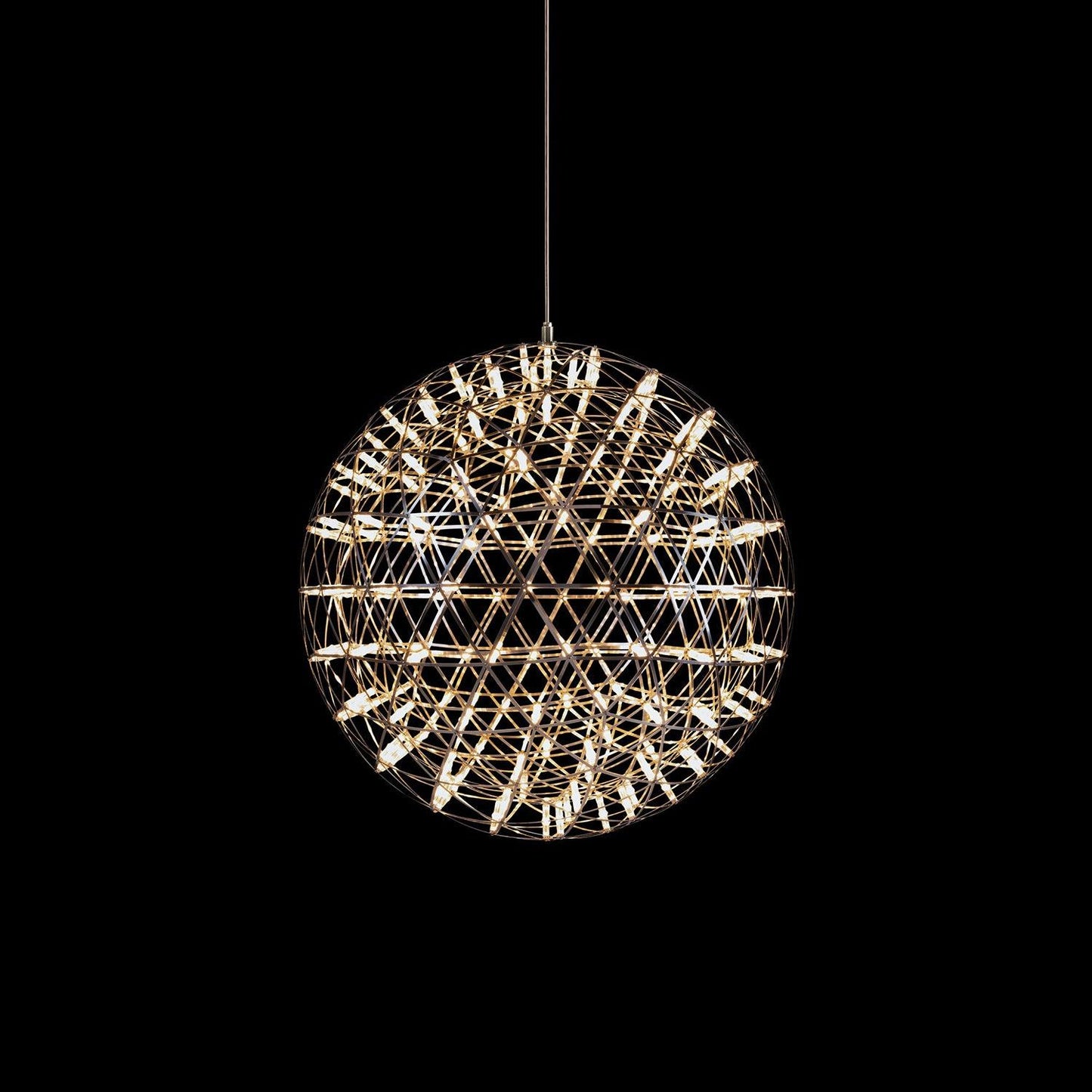 Silver Spark Ball Pendant Light 42heads Dia 19.7″ x H 19.7″ / Dia 50cm x H 50cm / Warm Light Pendant light