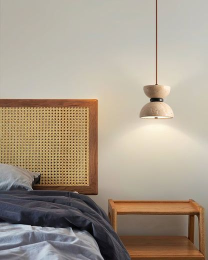 Travertine Pendant Light