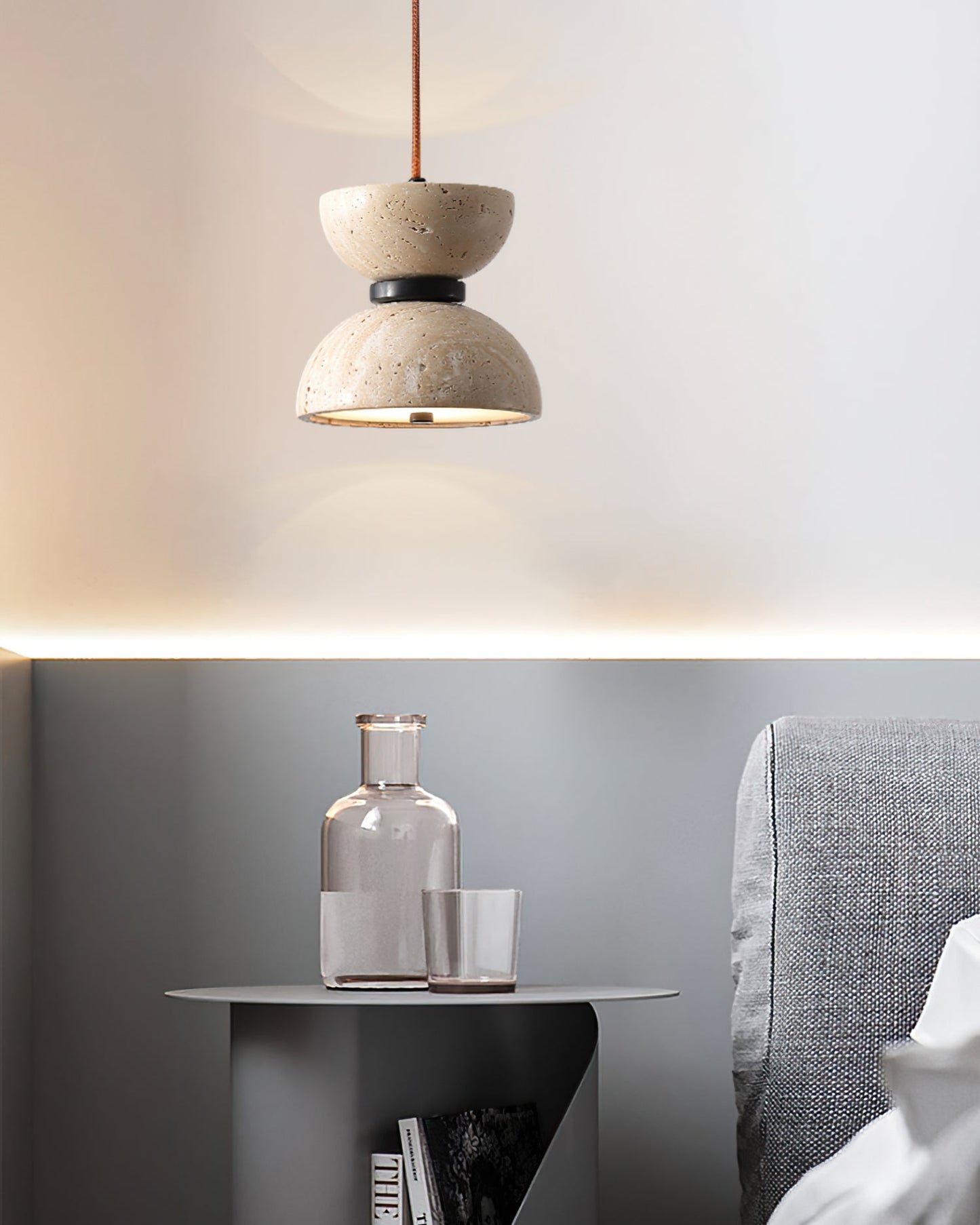 Travertine Pendant Light