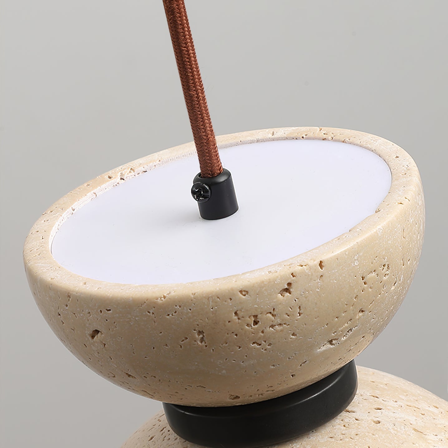 Travertine Pendant Light