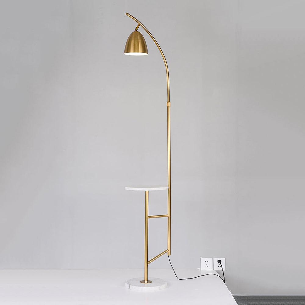 Rani Floor Lamp Model B: W 13.8″ x H 66.9″ / W 35cm x H 170cm / Gold / US plug Floor lamp