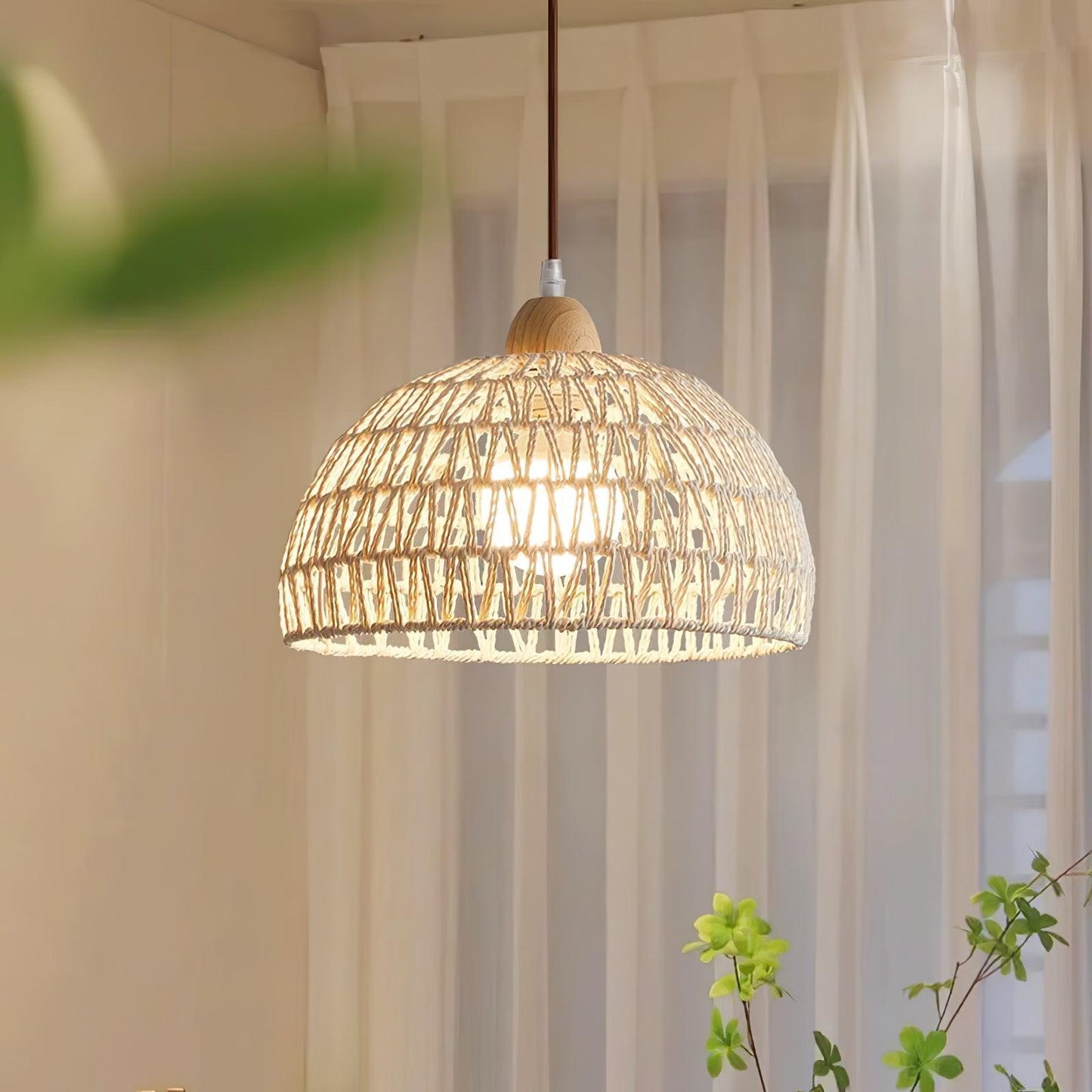 Rattan Arch Pendant Lamp Pendant light