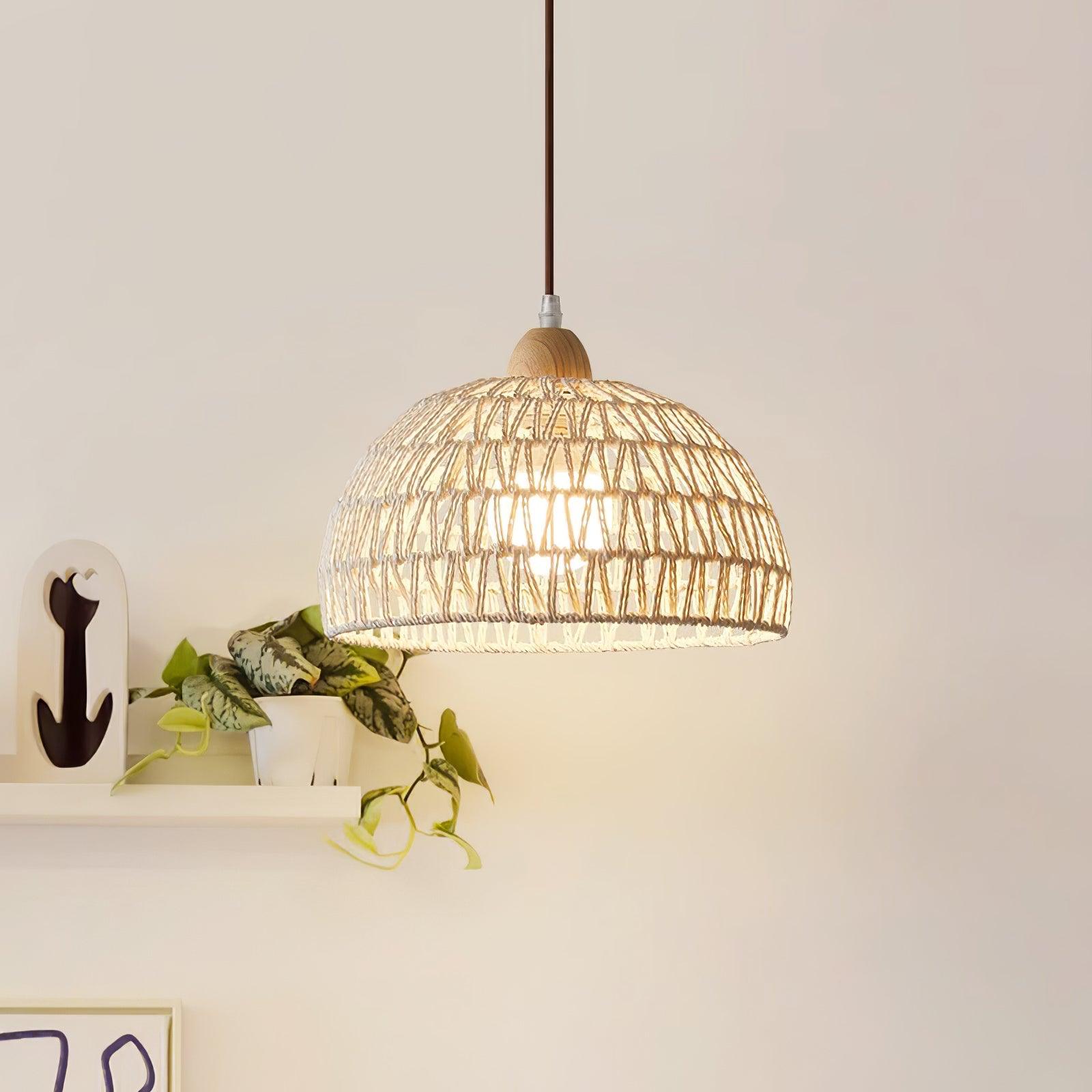 Rattan Arch Pendant Lamp Pendant light