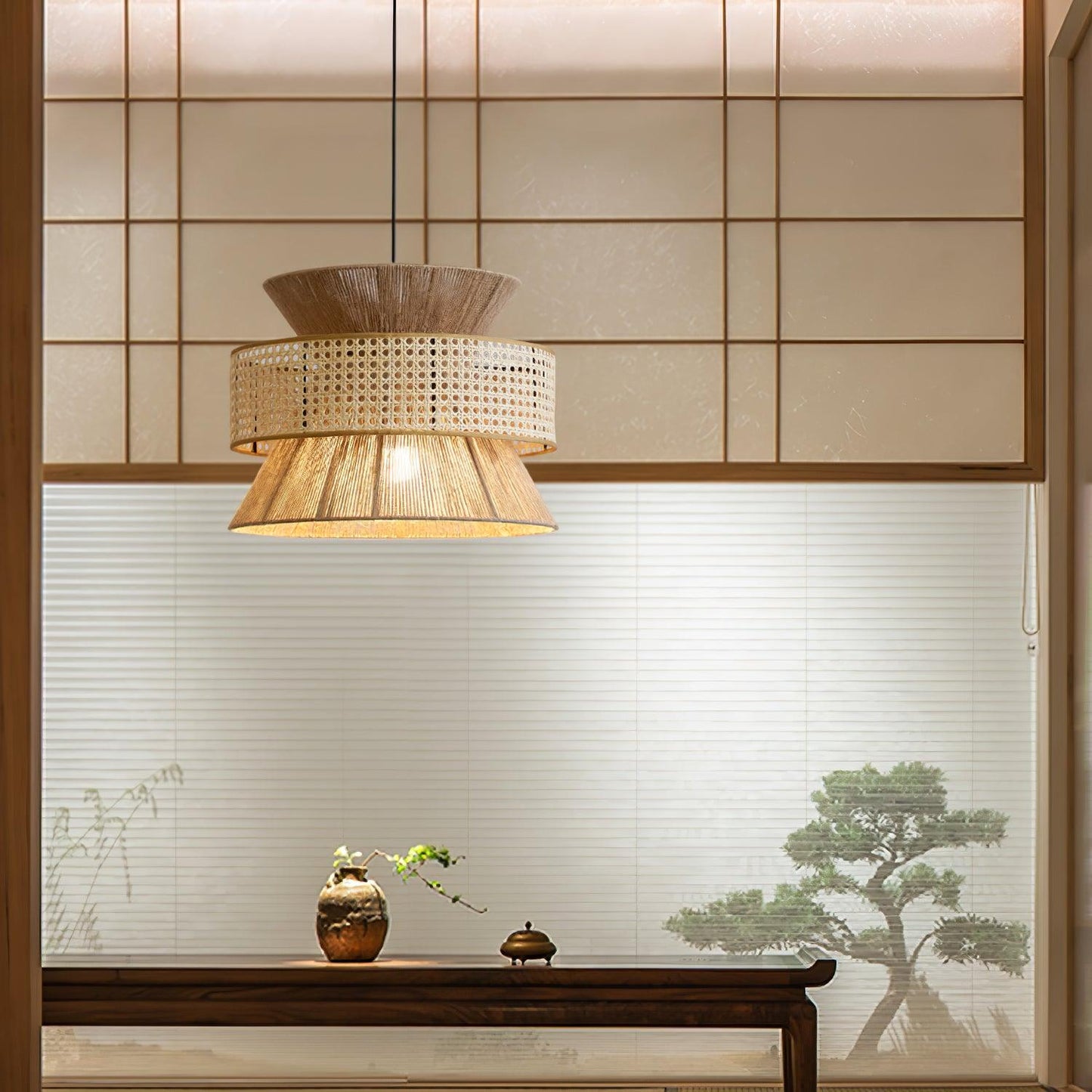 Rattan Bamboo Pendant Lamp Pendant light