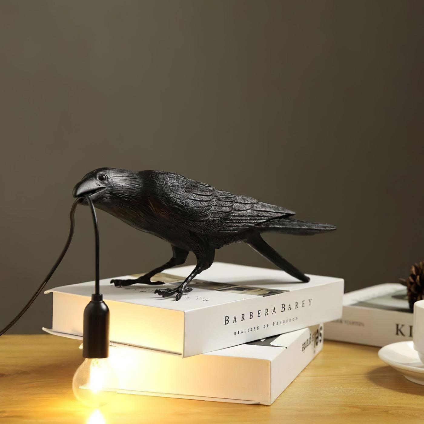 Raven Resin Table Lamp Table lamp