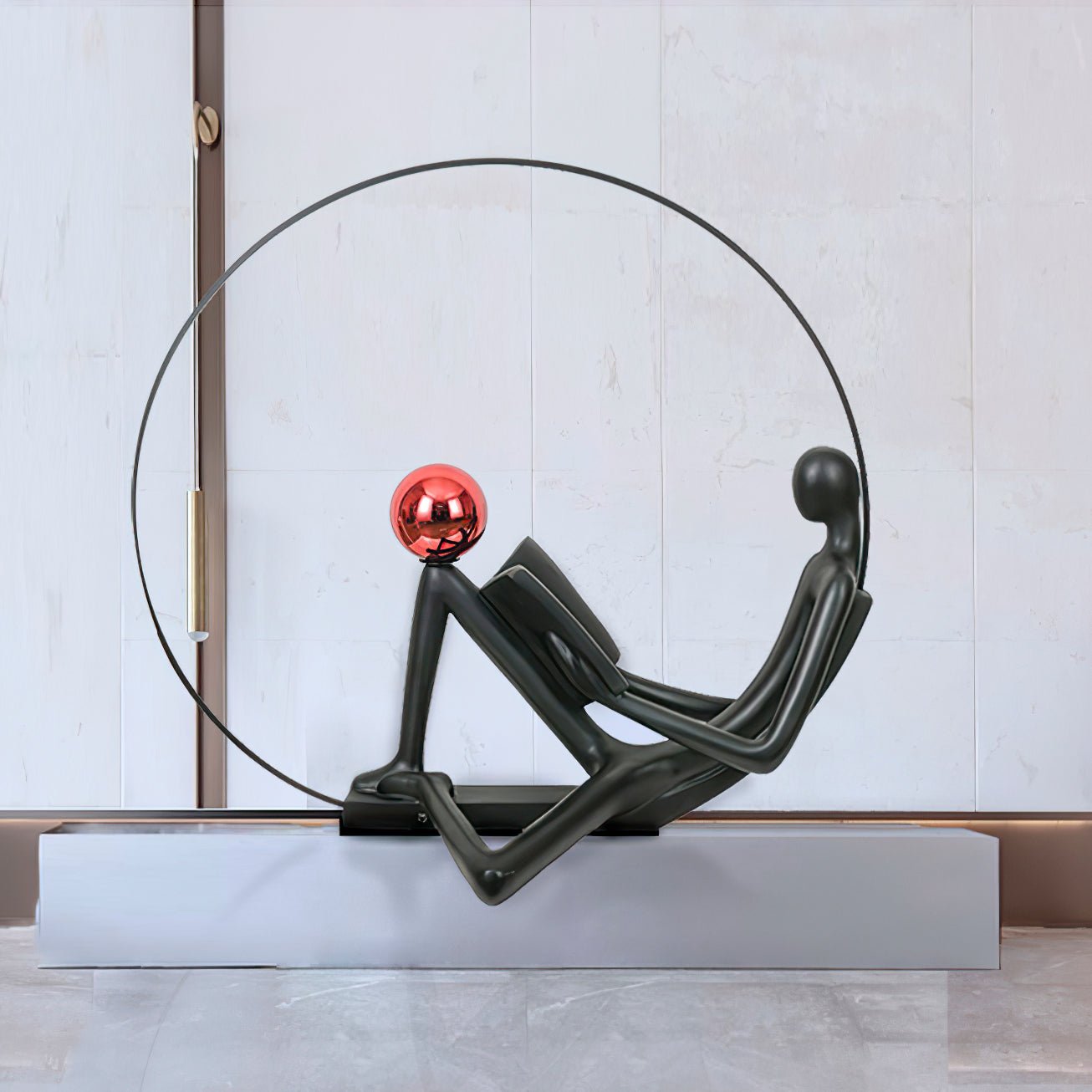 Reader Sculpture Floor Lamp Floor lamp