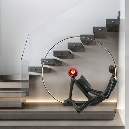 Reader Sculpture Floor Lamp Floor lamp