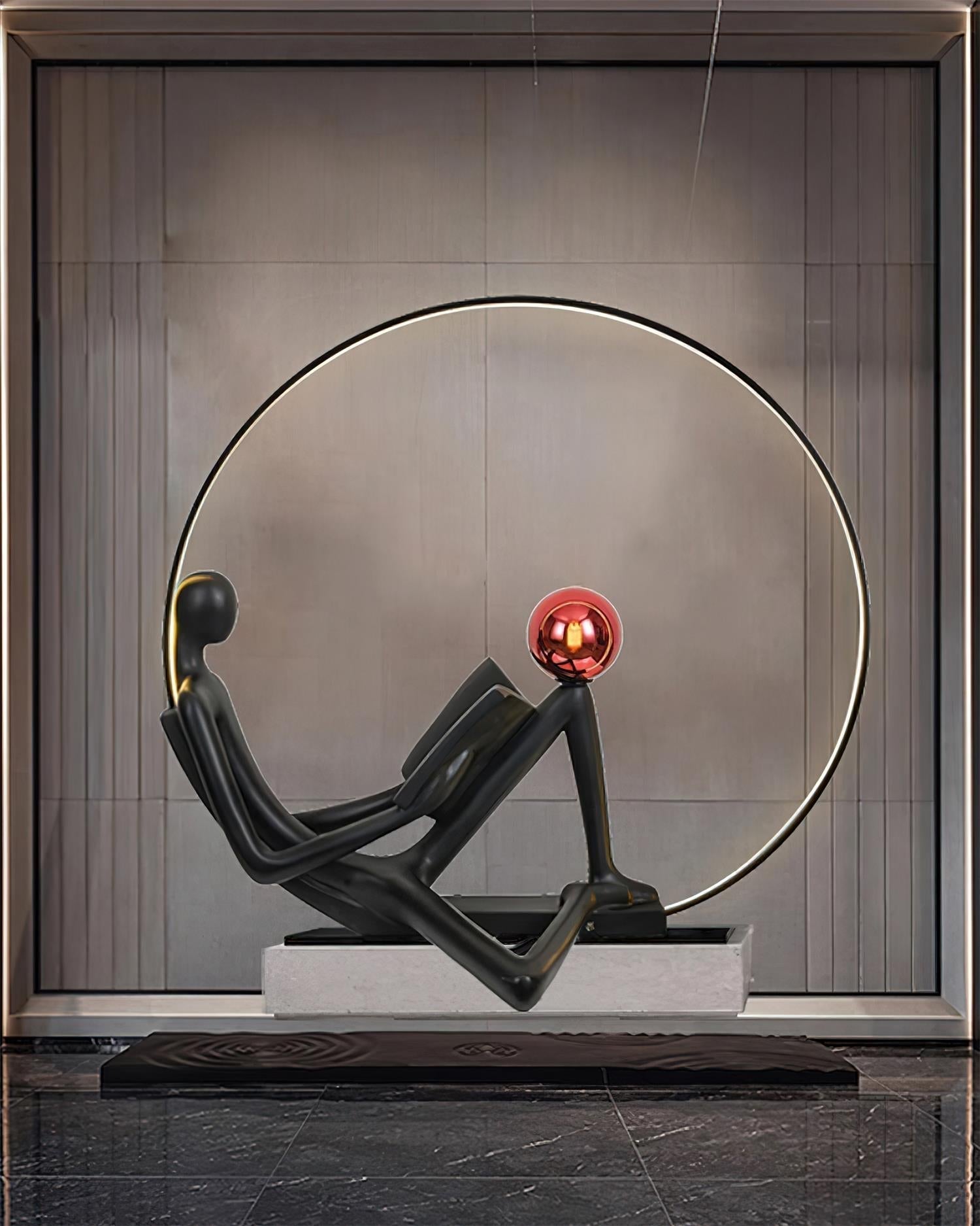Reader Sculpture Floor Lamp Floor lamp