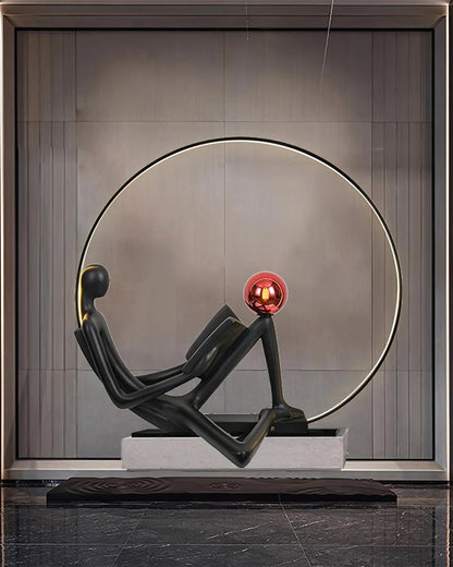 Reader Sculpture Floor Lamp Floor lamp