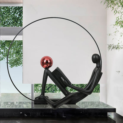 Reader Sculpture Floor Lamp Floor lamp